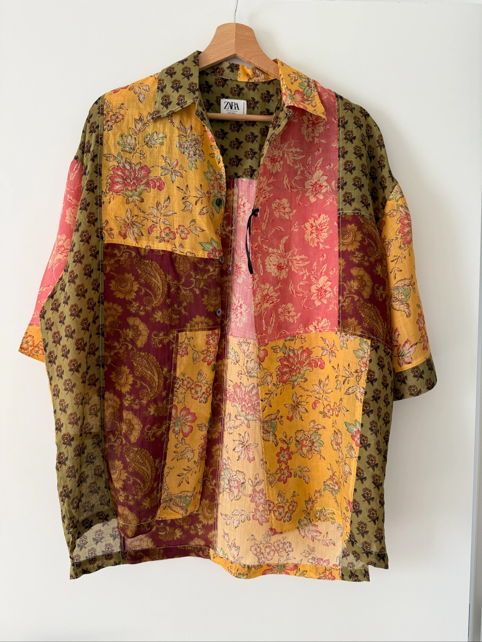 Zara Studio oversized ramie overhemd maat M – photo 2